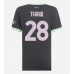 Maillot de foot AC Milan Malick Thiaw #28 Troisième vêtements Femmes 2024-25 Manches Courtes